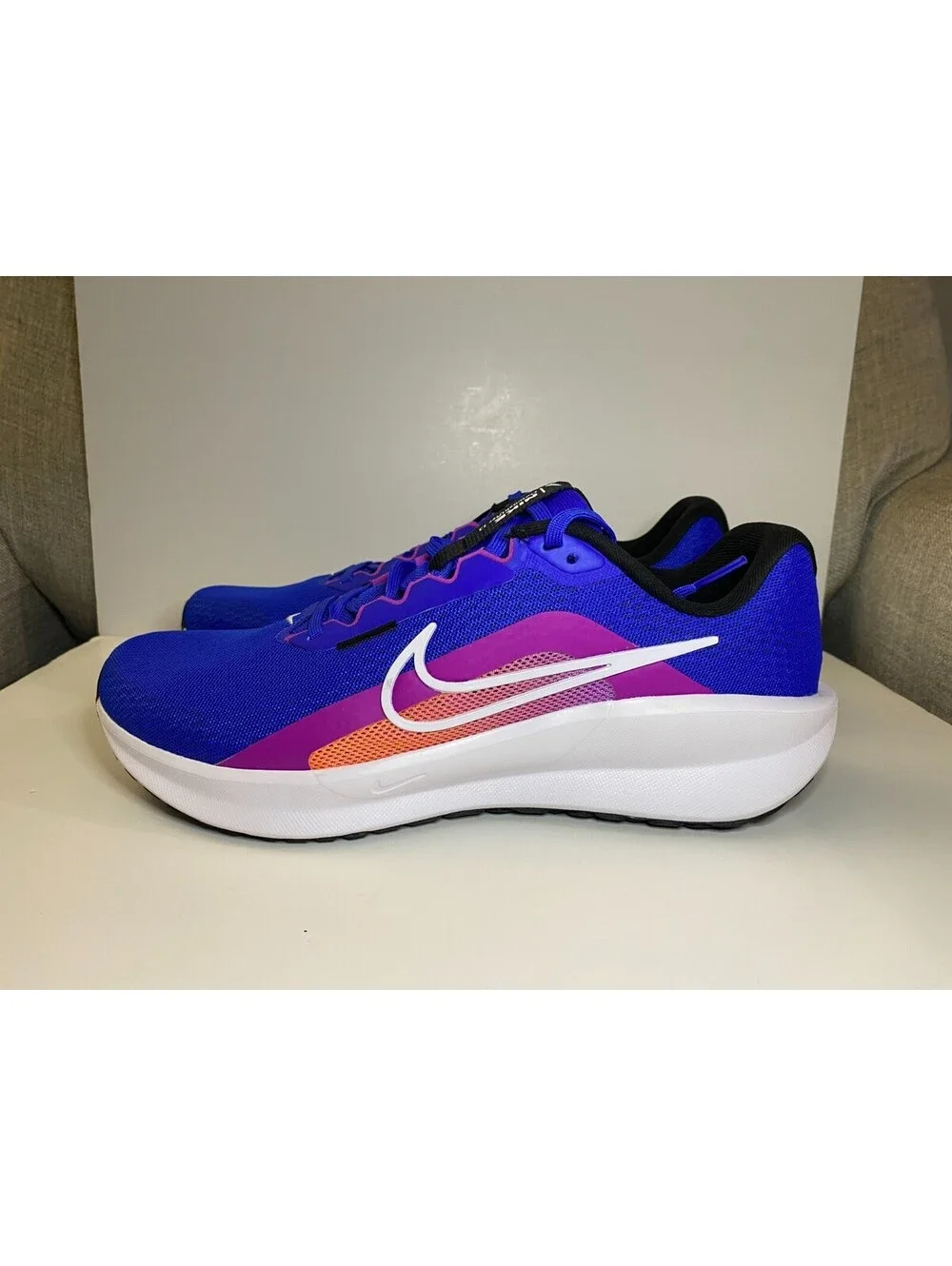 Nike Downshifter 13 FD6454-406 Mens Sneakers US 10 Royal Blue Running Shoes
